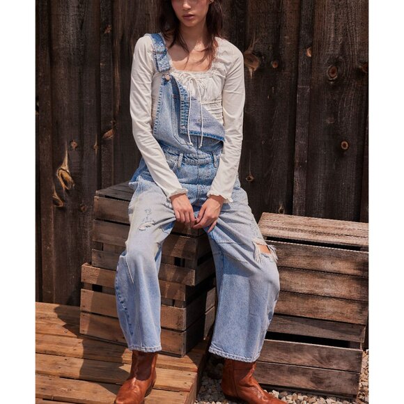 🎉LAST CHANCE🎉 FREE PEOPLE Scarlet Smocked Long Sleeve / Clean Ivory - Picture 3 of 9